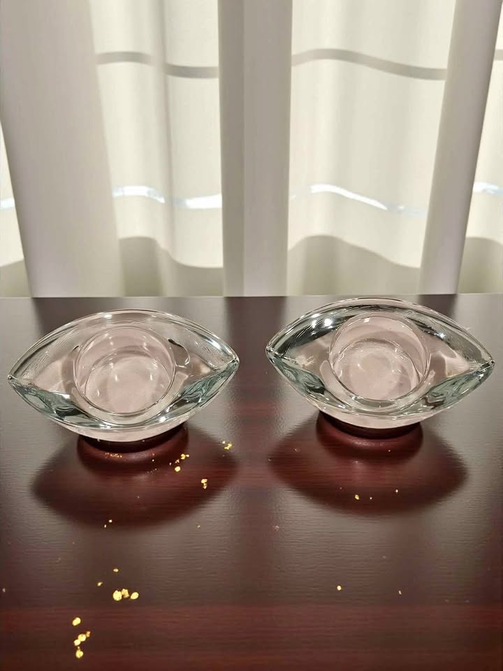 Vintage Votive Handmade Crystal