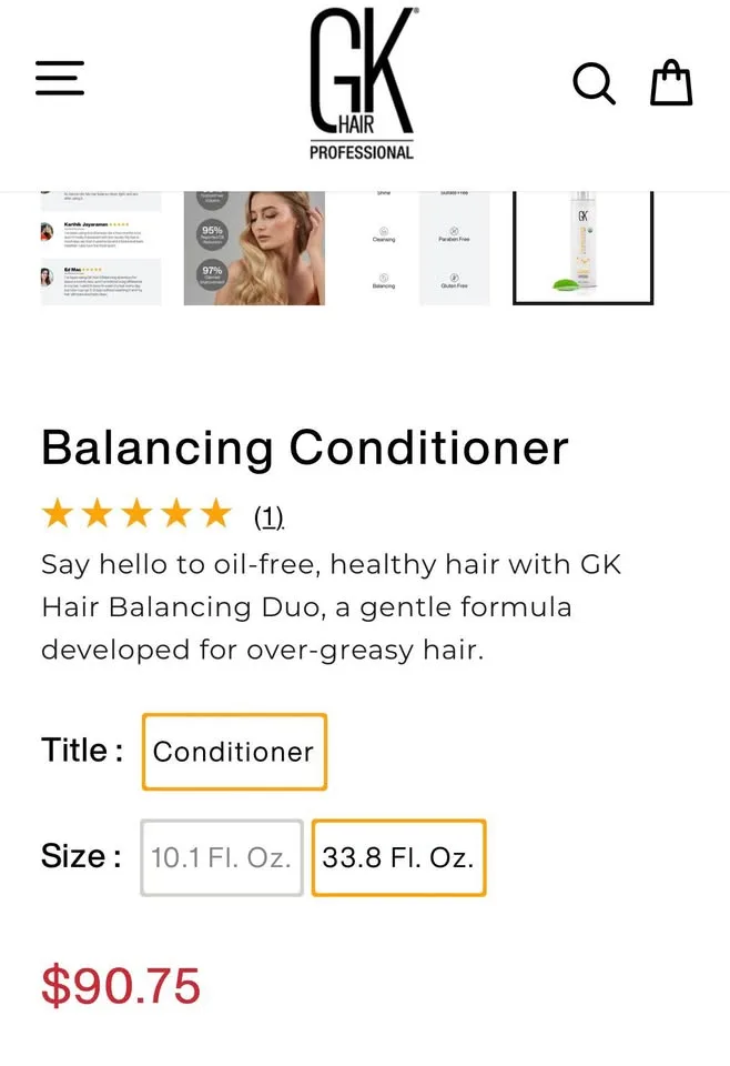 GK Hair Taming System image indicator(3)