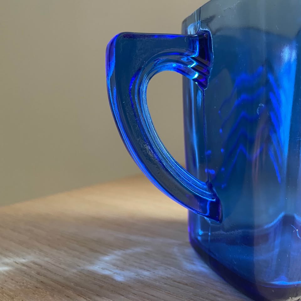 Vintage Hazel Atlas Chevron Creamer Milk Jug - photo 5