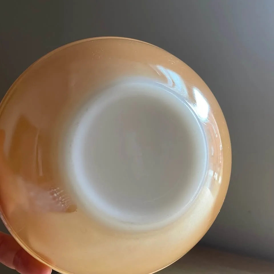 SALE - Vintage peach mixing bowl image indicator(2)