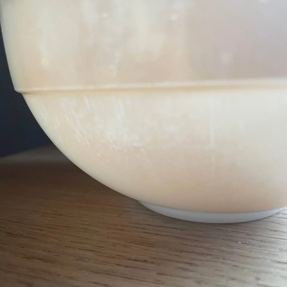 SALE - Vintage peach mixing bowl image indicator(4)