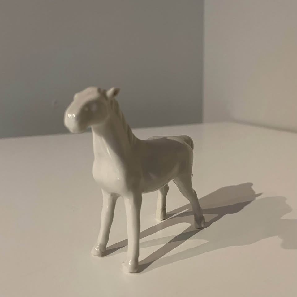 Vintage porcelain horse - photo 2