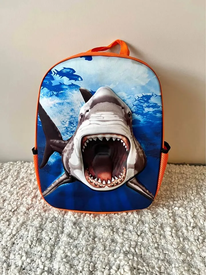 Coventry Hills PU - New 3D Shark Backpack thumbnail
