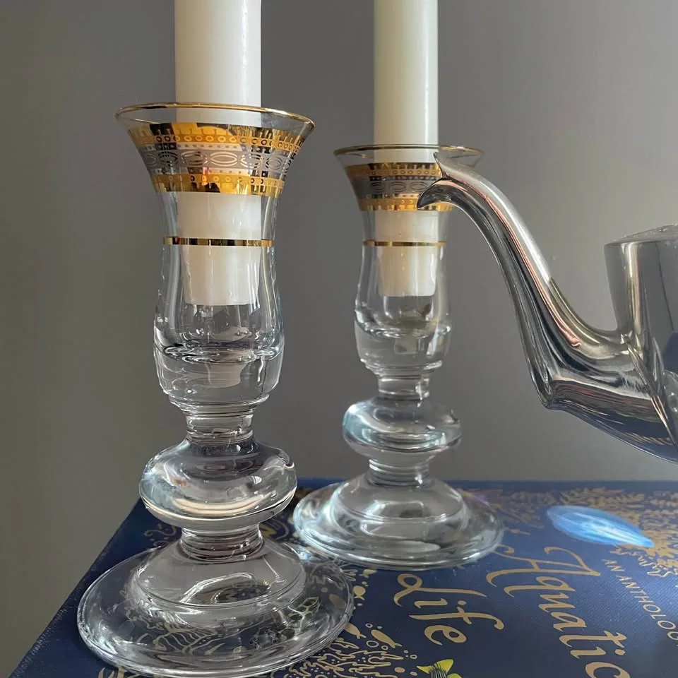 Vintage Silver Lot - tea pot - candles - Turkish cups image indicator(5)