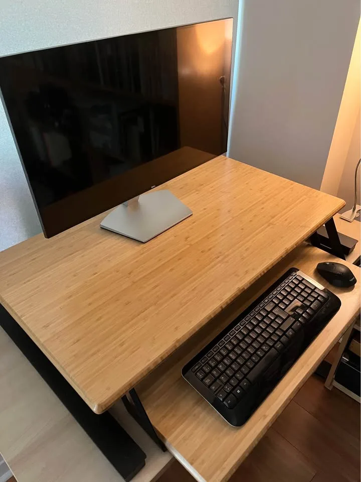 Fully Cooper Standing Desk Converter (natural Bamboo) image indicator(2)