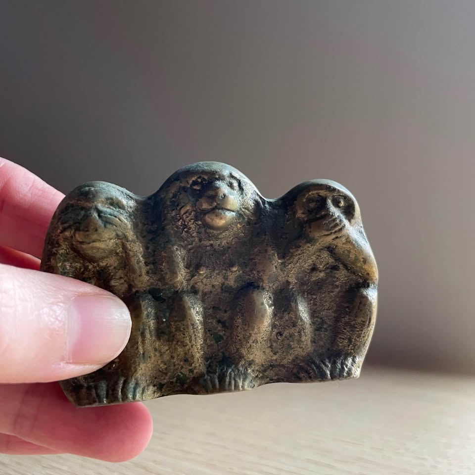 Vintage Brass Monkeys - Three Wise Monkeys - photo 4