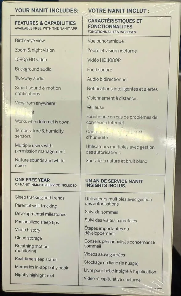 Brand New - Nanit Pro HD Nursery Camera/Baby Monitor image indicator(3)