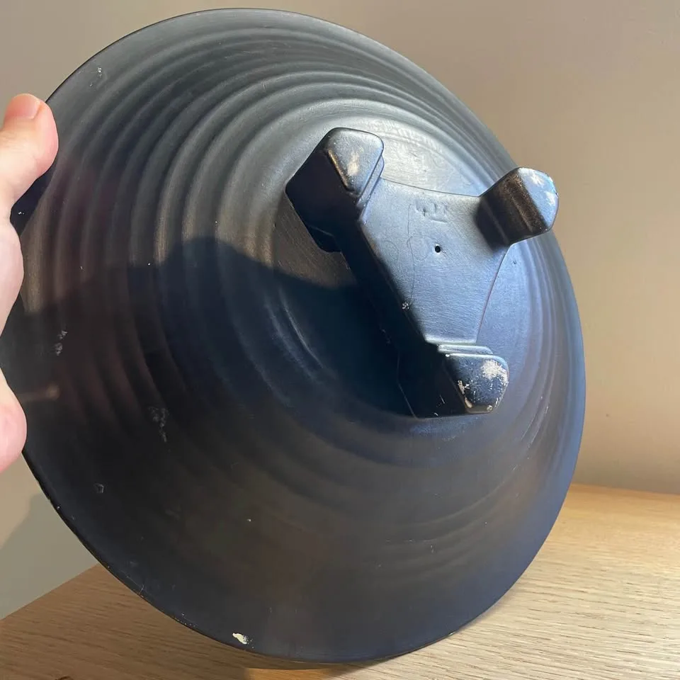 Vintage English Burleigh Pottery Hand Painted Footed Bowl image indicator(4)