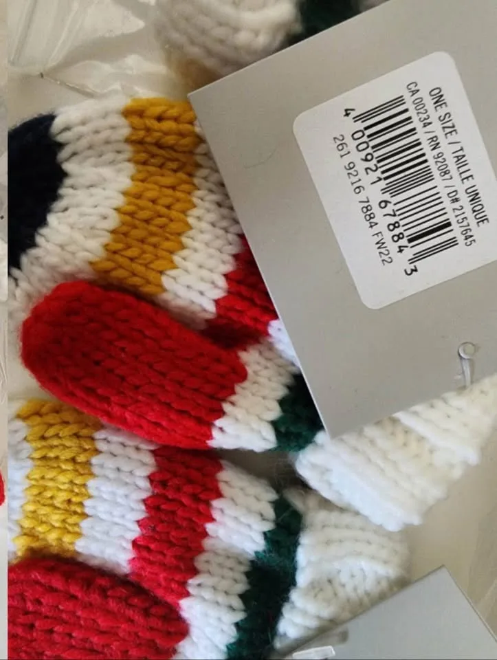 Hudson’s Bay/HBC Stripes Mitts Ornaments image indicator(3)