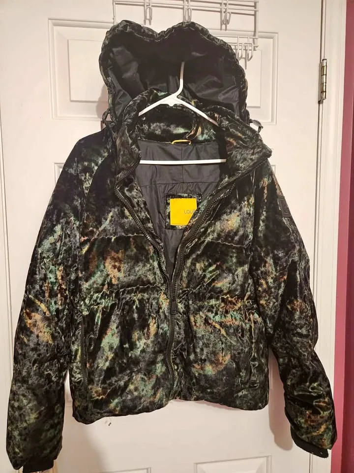 Lole Womens Velvet Camo Winter Jacket