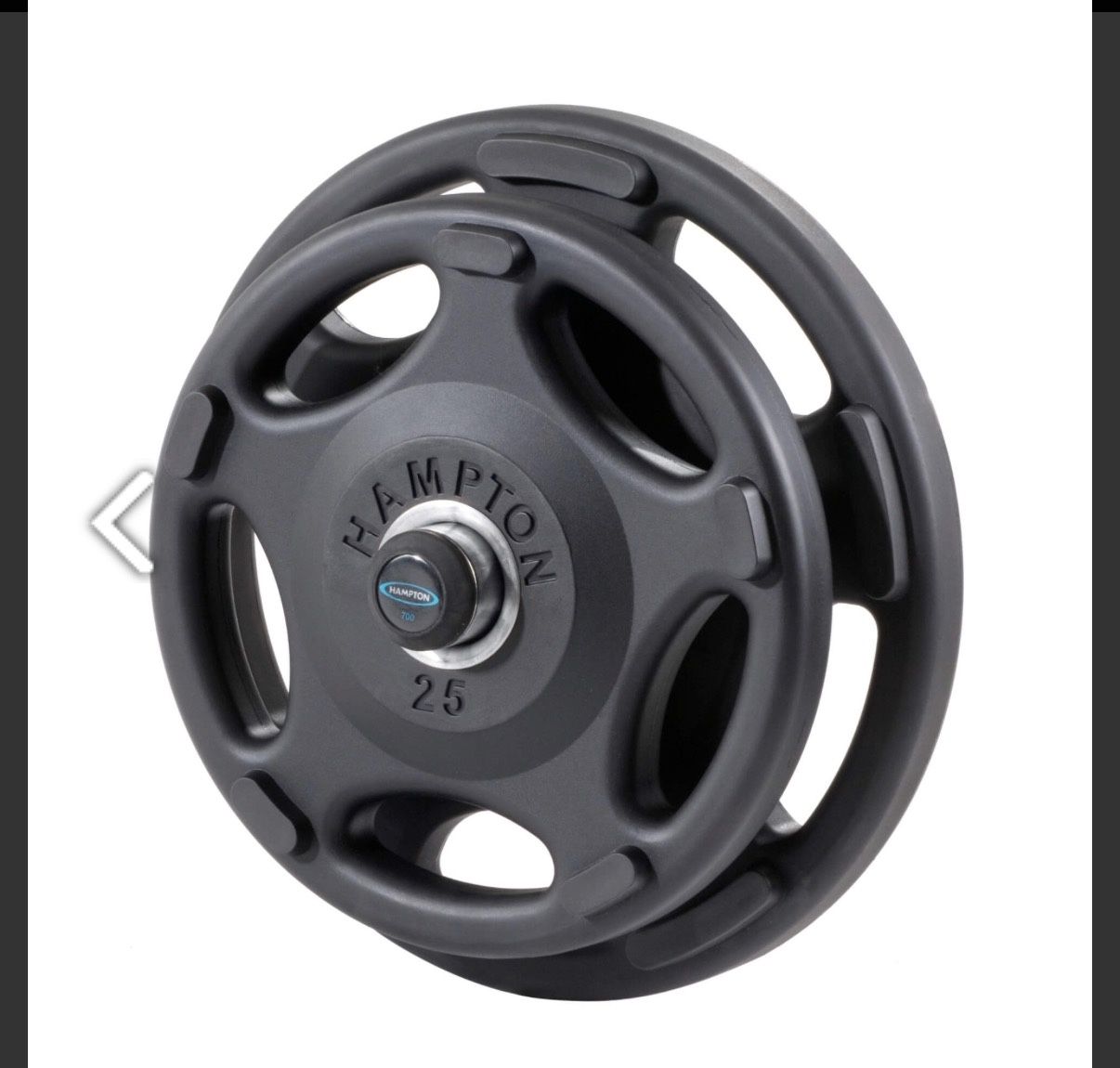 Hampton Urethane Gripper Olympic Weight Plate Set - photo 3