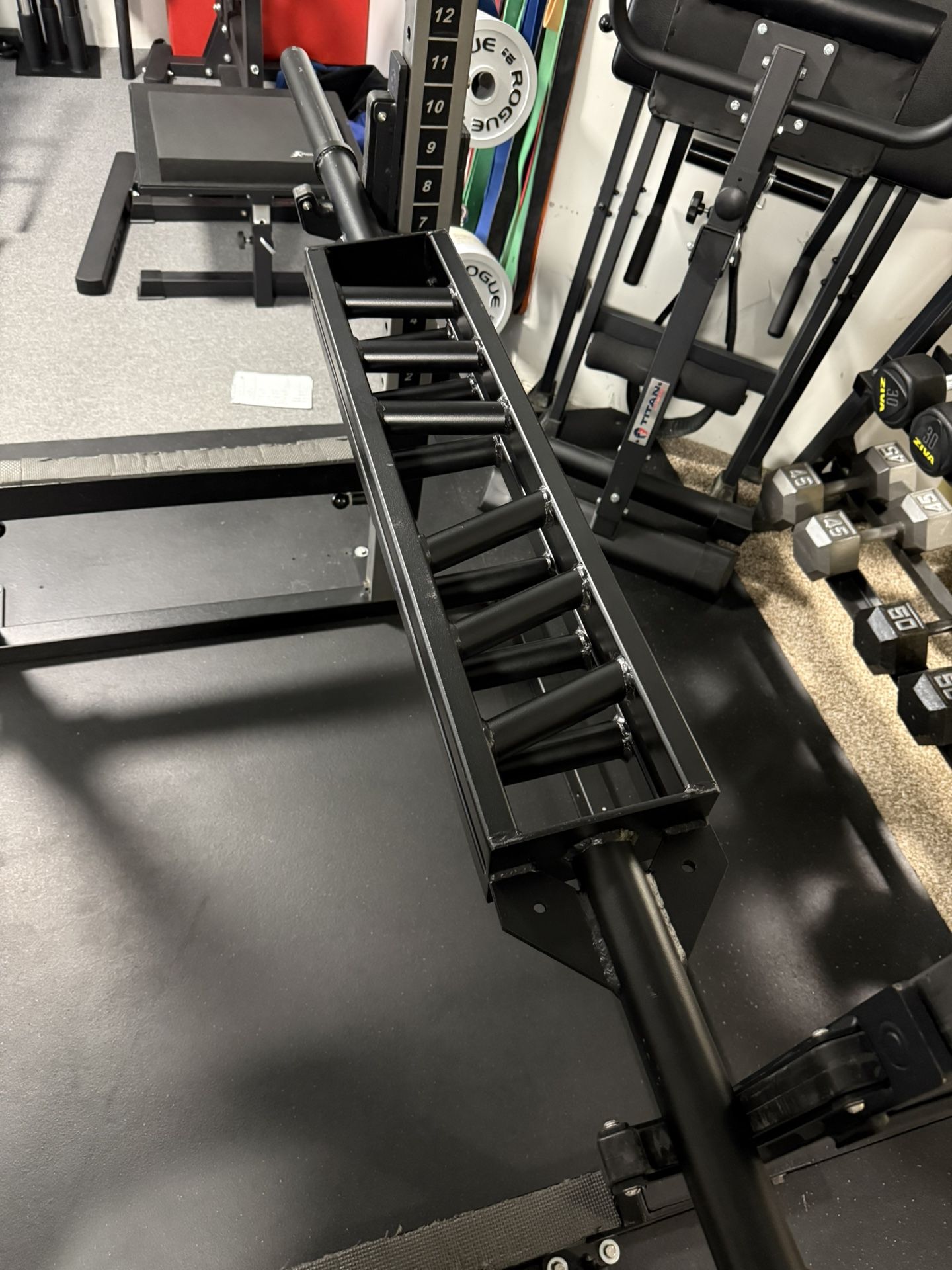 Rare Double Sided Swiss Multi Grip Olympic Barbell