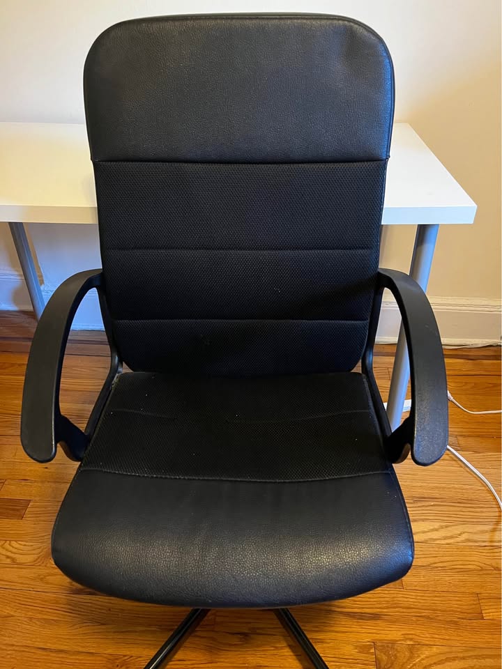 IKEA - White desk LINNMON + Desk Chair RENBERGET - photo 3