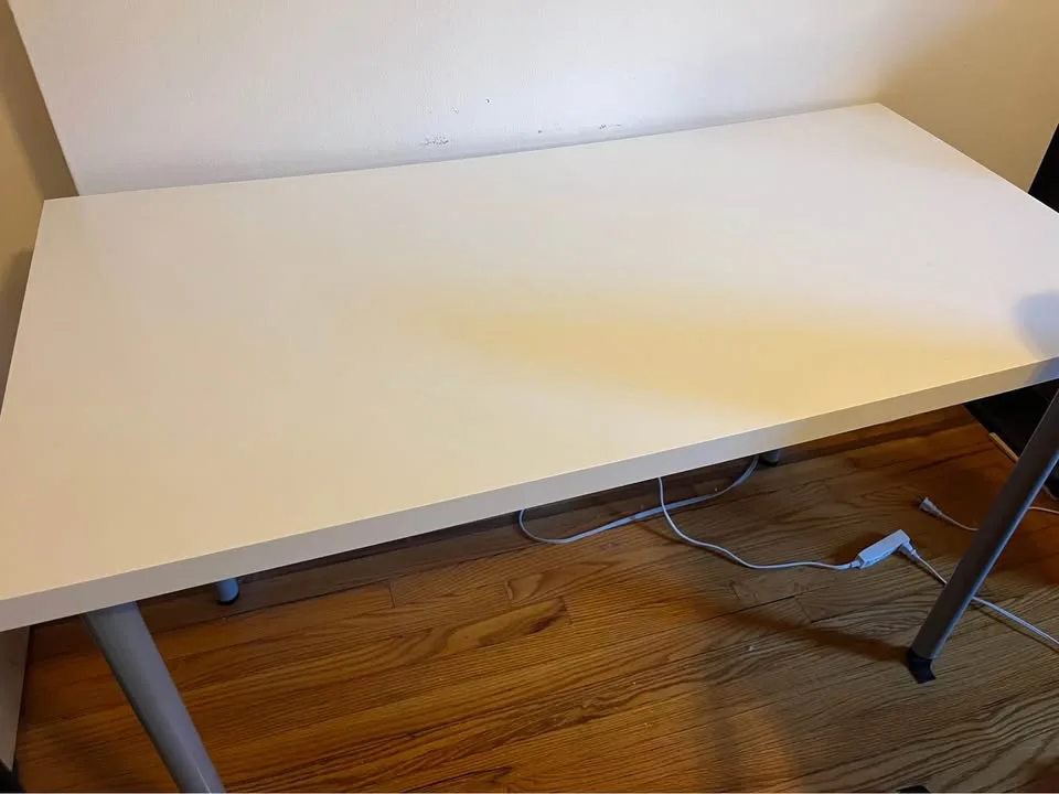 IKEA - White desk LINNMON + Desk Chair RENBERGET image indicator(4)