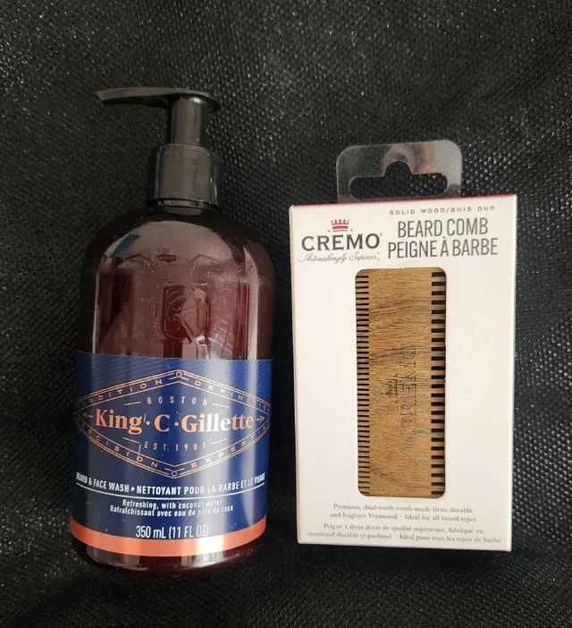 Beard Wash and Comb