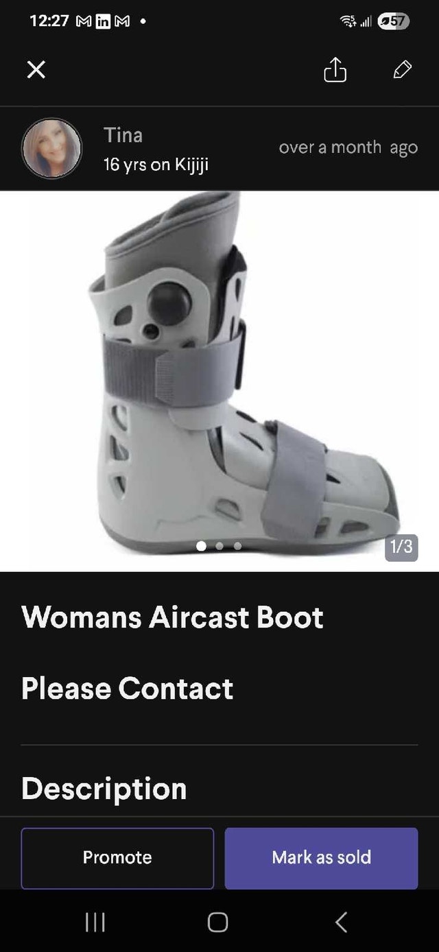 Air Cast Boot  #cleanout