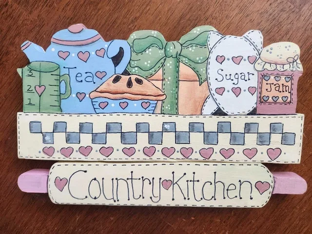 Wooden Kitchen wall hanging image indicator(3)