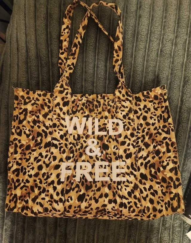 Leopard print purse