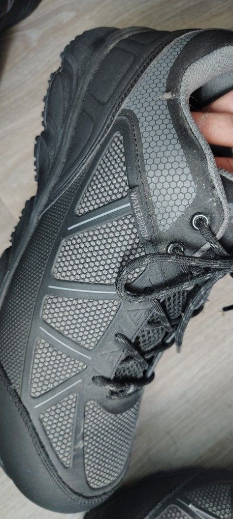 Steel Toe Work Shoes. Slip Resistant, Water Proof, Size 11 - photo 3