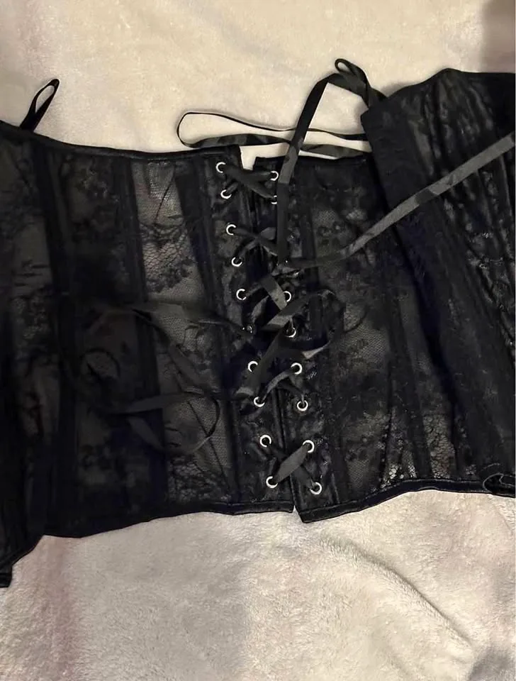 black corset