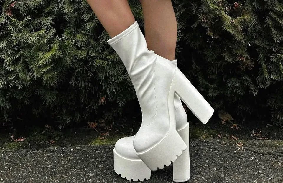 white boots