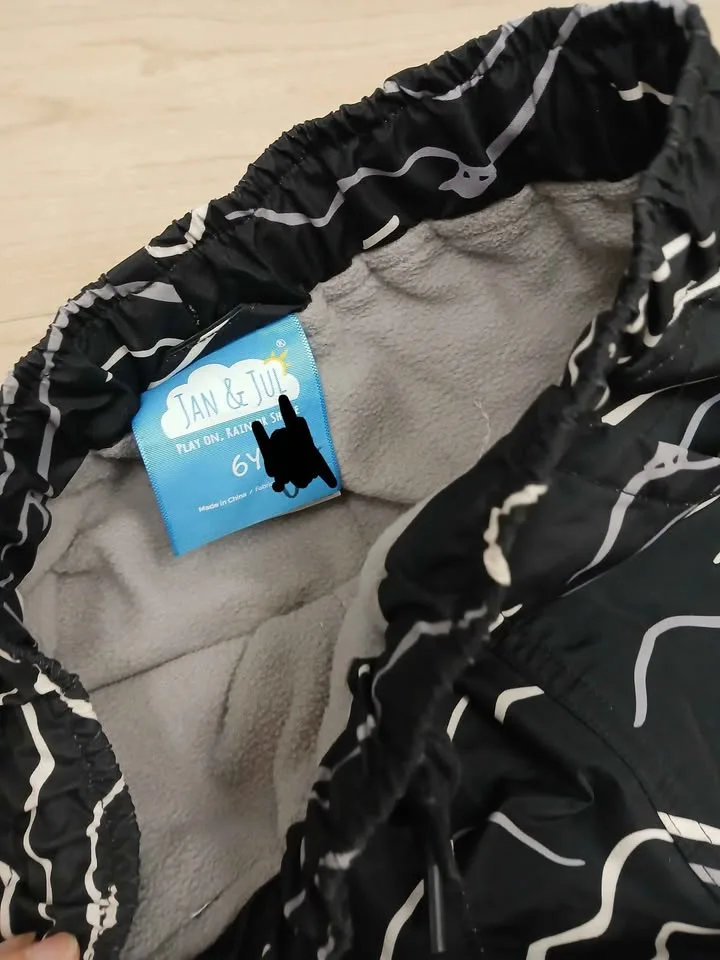 6Y Jan &Jul snow /rain pants , fleece lined image indicator(3)