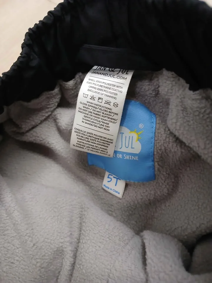 5t Jan & Jul fleece ran / snow pants image indicator(3)