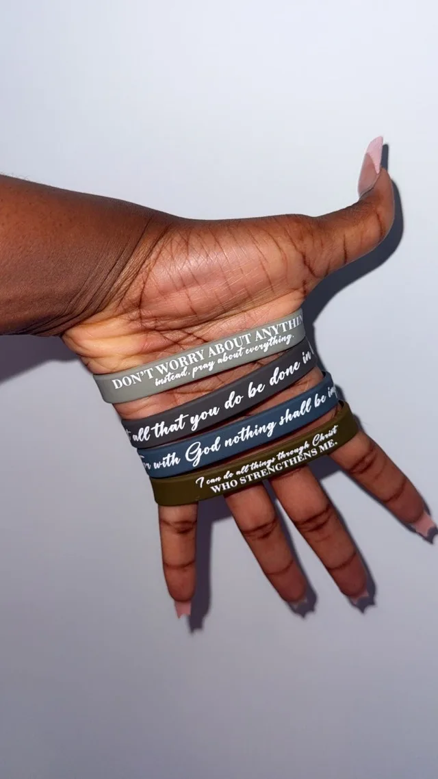 Christian hand bands with quotes image indicator(5)