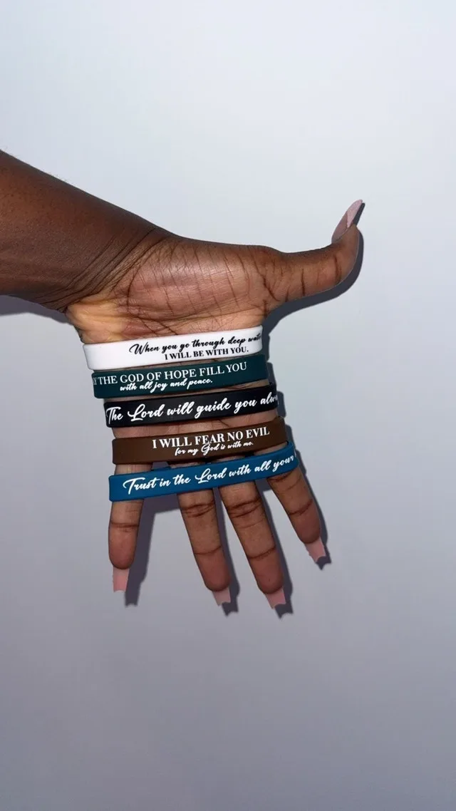 Christian hand bands with quotes image indicator(6)