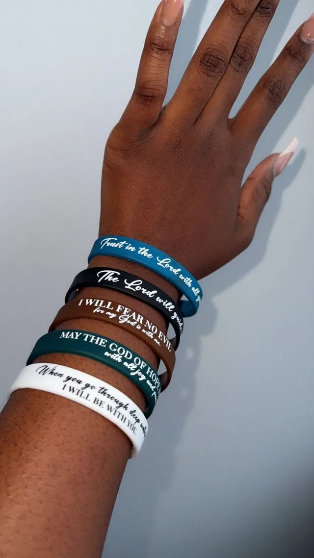 Christian hand bands with quotes image indicator(8)