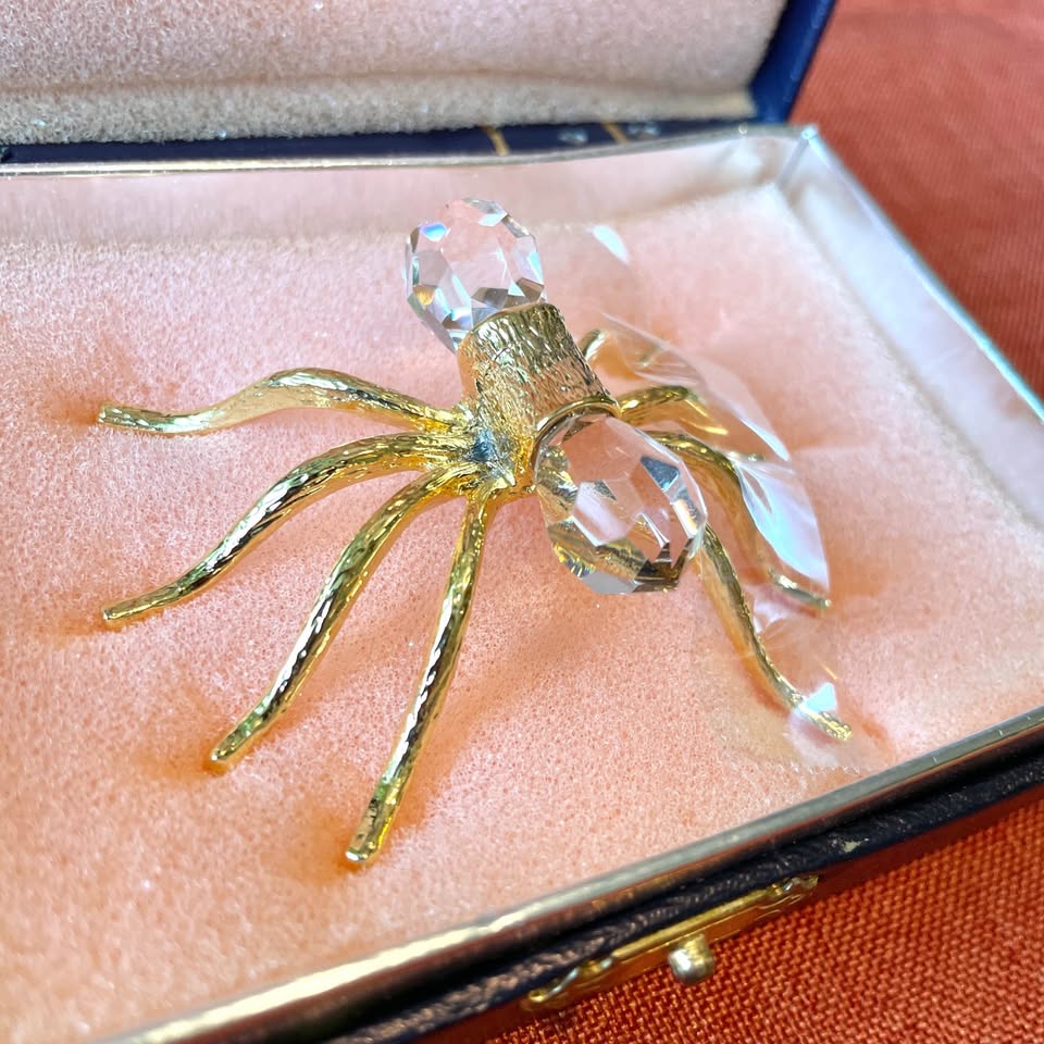 Crystal Gold Spider Figurine - photo 2