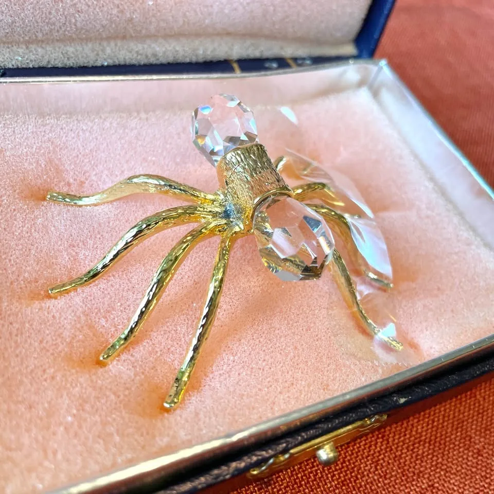 Crystal Gold Spider Figurine image indicator(2)
