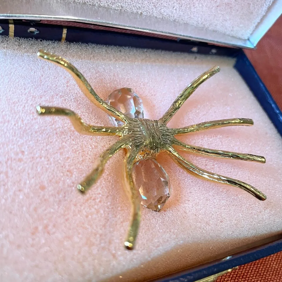 Crystal Gold Spider Figurine image indicator(5)