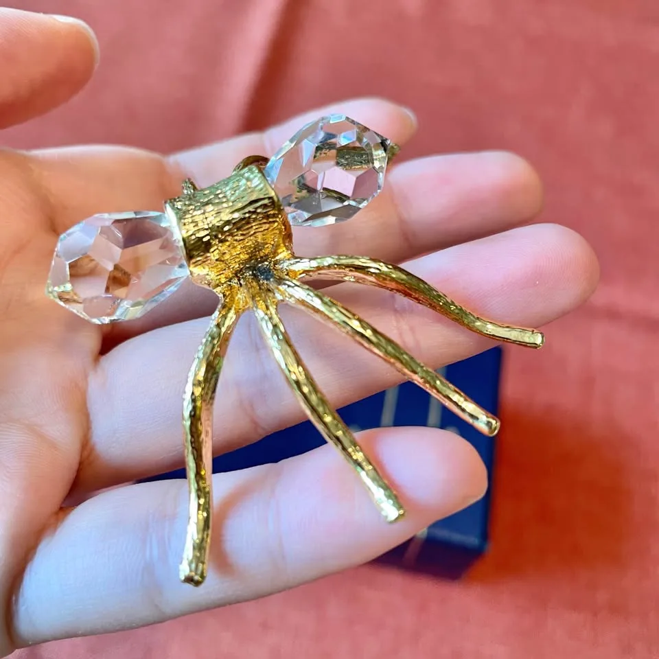 Crystal Gold Spider Figurine image indicator(7)