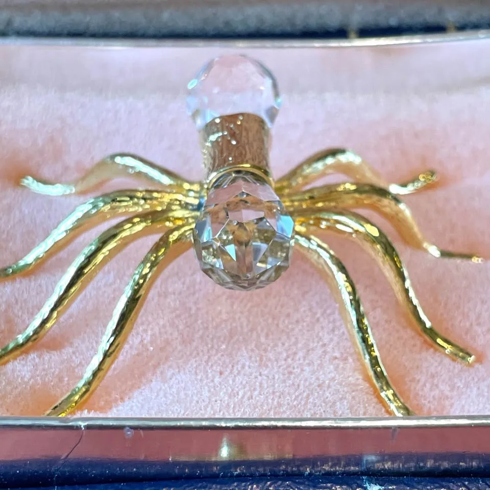 Crystal Gold Spider Figurine image indicator(10)
