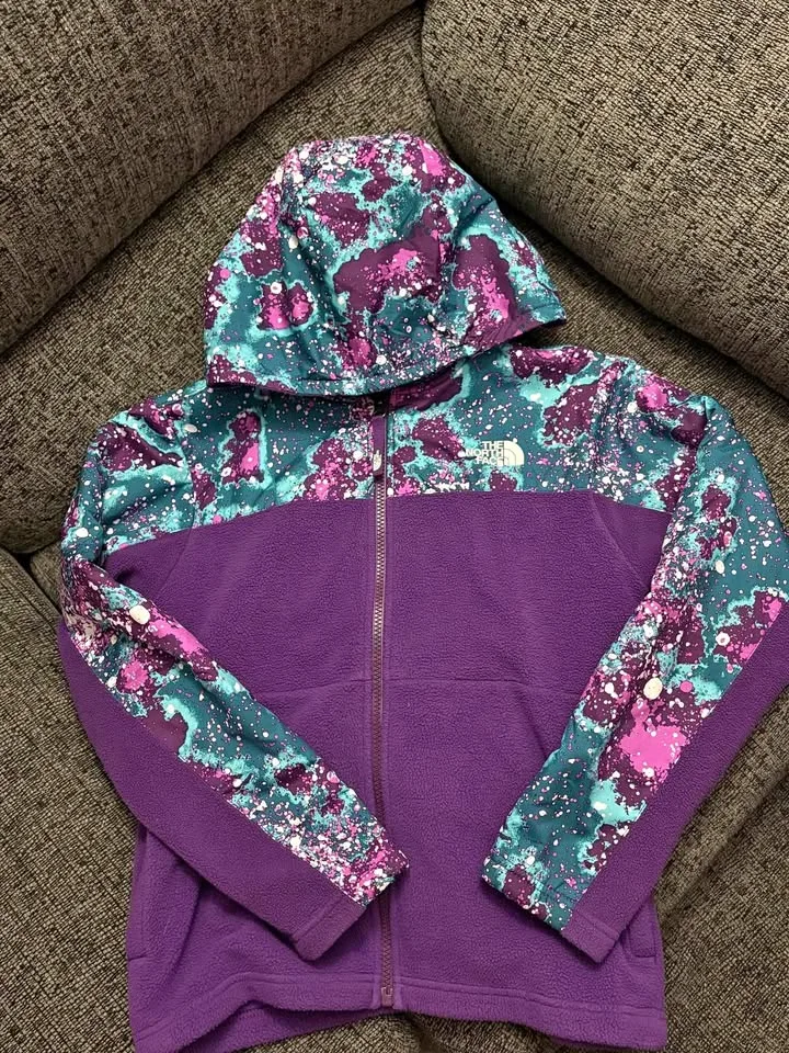 North face zip up jacket /fleece