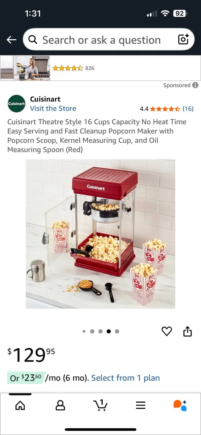 popcorn maker