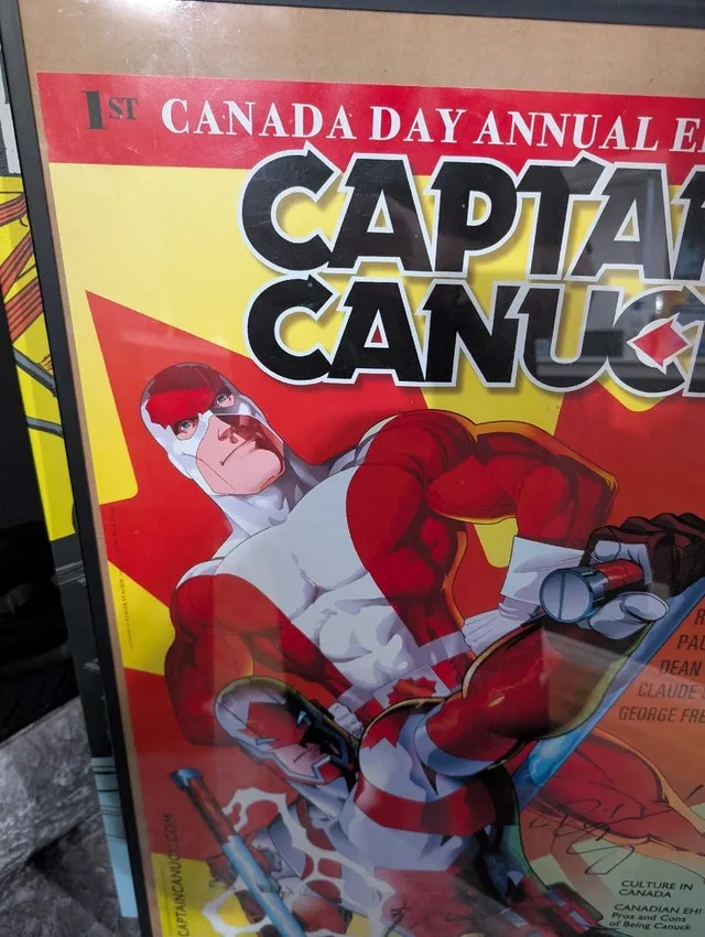Captain Canuck autographed poster image indicator(5)