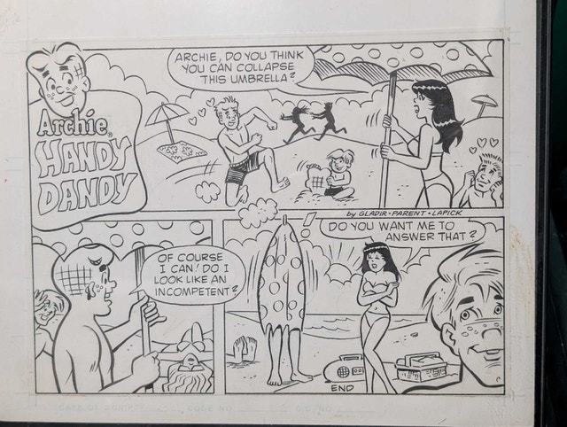 Original print Archie Comic Art - photo 3
