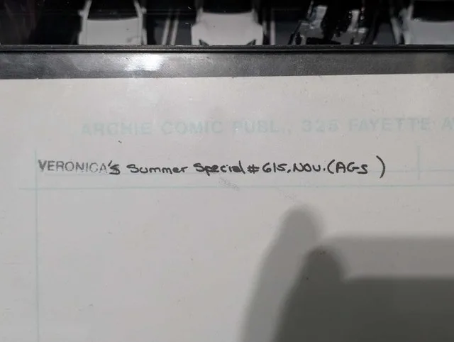 Original print Archie Comic Art image indicator(5)