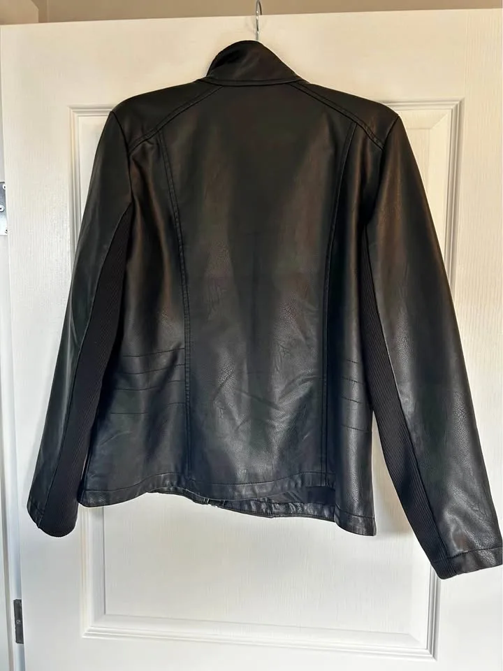 Reitman’s Women’s Faux Leather Jacket, Size XL