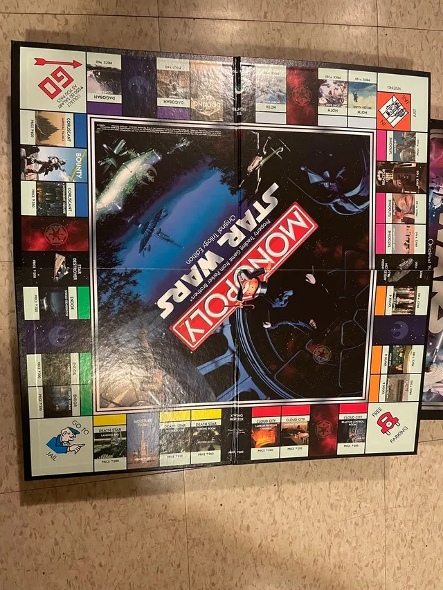 Star Wars Monopoly Original Trilogy, 8 Pewter T image indicator(2)