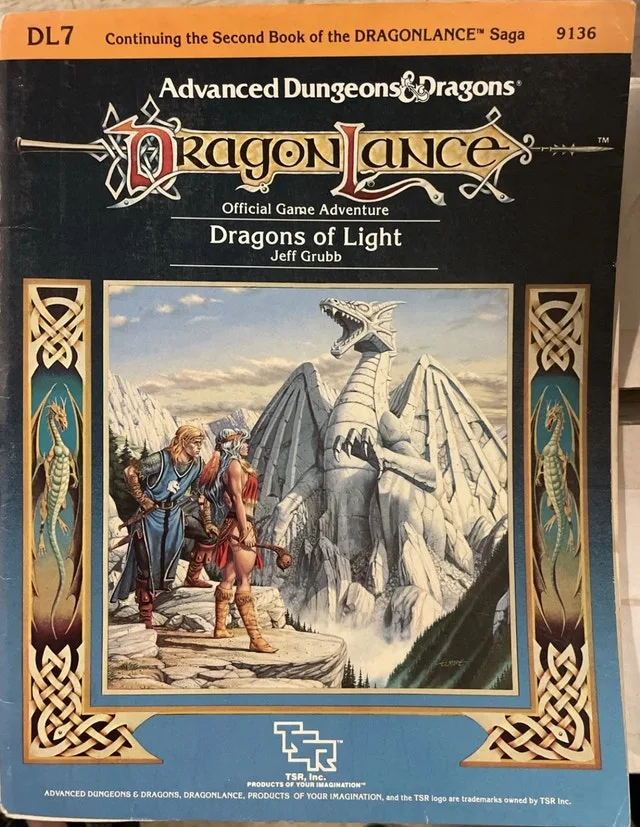 AD&D Dragonlance Dragons Of Light Module