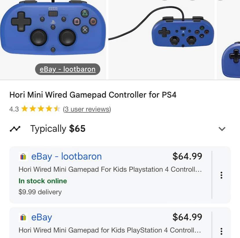 PlayStation mini controller great for kids - photo 2