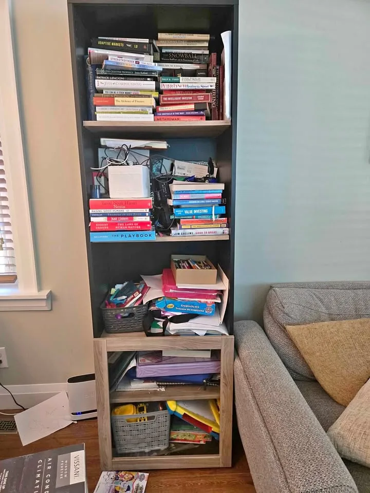 2x Besta shelving unit with doors