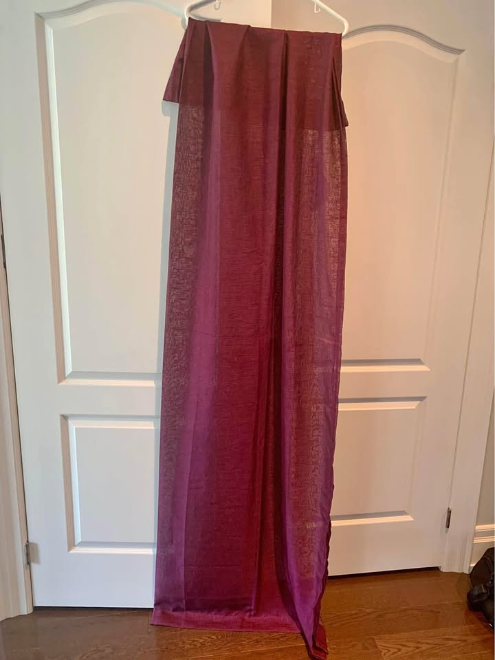 Sheer curtains