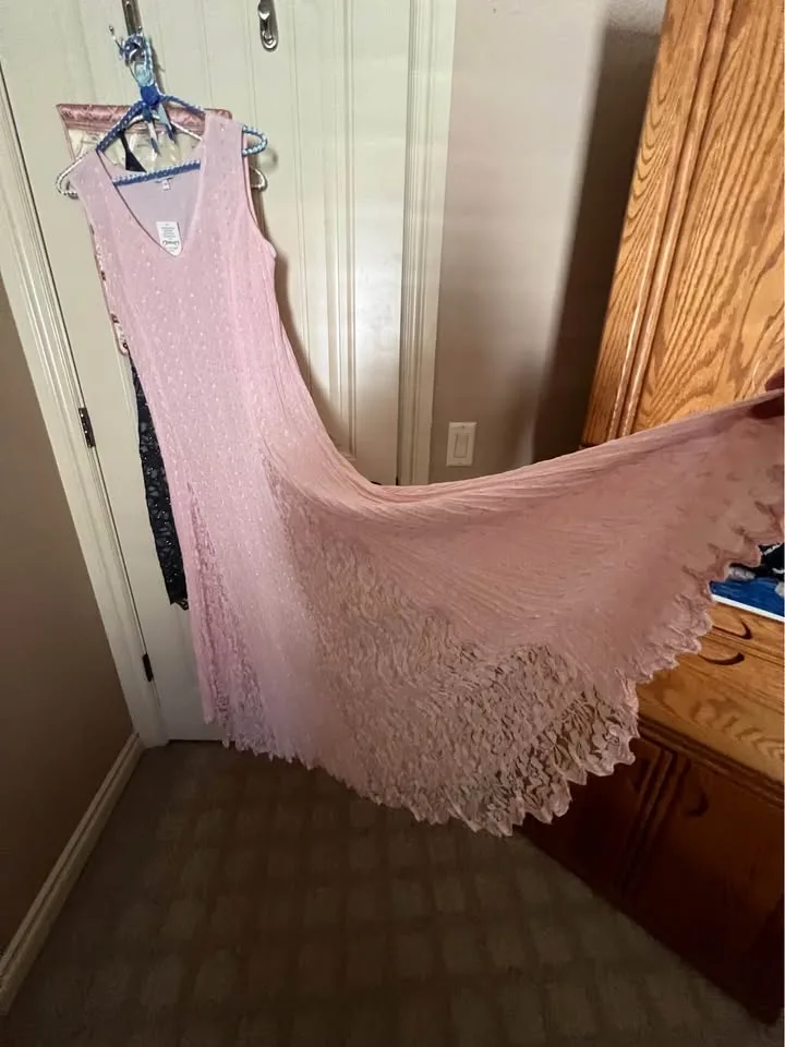 Pink dress possible grad dress