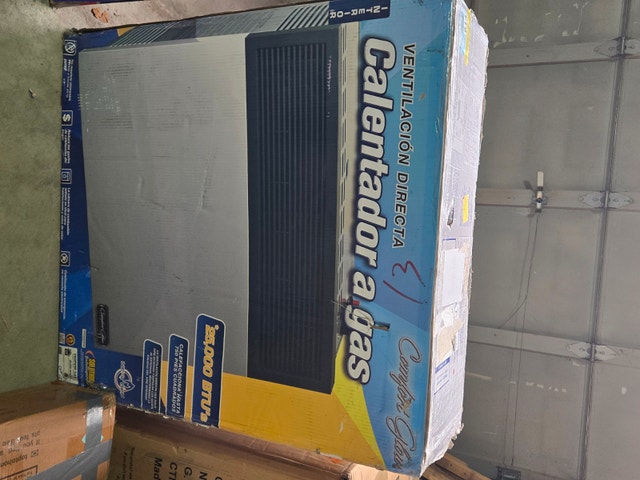 25,000 BTU wall mounted PROPANE space heater
