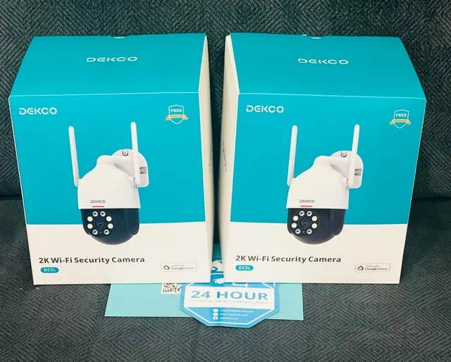 DEKCO 2K Wi-Fi Security Camera - 2 pack image indicator(8)