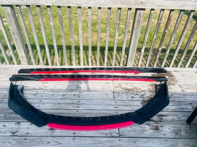 Mazda 3 front lip spoiler, side skirts thumbnail